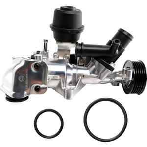 Engine Water Pump for Mercedes - Benz GLA 250 4Matic (2015-2020), GLA 45 AMG 4Matic (2015-2018), CLA 250 4Matic (2014-2019) 2.0L L4, OE# 2702000800 2702000000