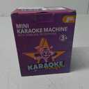 YLL Mini Karaoke Machine with 2 Wireless Microphones, TOP Kids Gifts for Girls Ages 3, 4, 5, 6, 7, 8, 9,10,11,12 +Year Old, 4-12 Years Old Birthday Toy Gift for Girls Boys Party (Purple)
