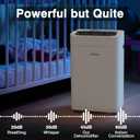 AIRPLUS 4500 Sq. Ft Dehumidifier for Basement, 70 Pints Dehumidifiers for Home with Drain Hose, Continuous Drainage, Intelligent Humidistat, Multifunctional Dehumidifier for bathroom, bedroom