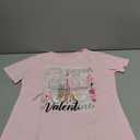 Valentine Day Girl Love Heart Shirt – Kids Valentine Day Cute Cat Short Sleeve Love Heart Boy Tee Top Large
