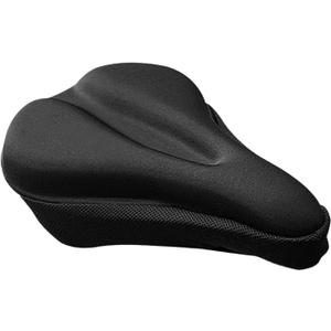 Universal Gel Bicycle Seat Cover, Comfortable Padded Cushion for Indoor Outdoor Cycling, Mountain Road Bikes, Peloton, Exercise (11inch*7.1inch)