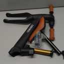 Ridego 14 Inch Balance Bike for Kids 36 Years, Lightweight Toddler Bike with Air Rubber Tires, Adjustable Seat, Durable Push Bicycle Gift for Boys & Girls (Black)