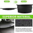 Cargo Cover for 2024 Genesis GV70 2022 2023 2025 2026 Trunk Cover Rear Trunk Security Cover Shielding Shade Car Accessories, Black