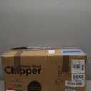 STEELITE 15-Amp Electric Wood Chipper with 1.8" Cutting Diameters, 45L Collection Bag Chipper Shredder, Mulcher with Max 15:1 Reduction, Easy-Cleanup Dual Steel Blades Ideal for Branches, Twigs