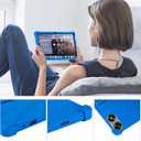 ATOOZ for SHARECLOUD P10_T Tablet Case 10.1 inch 2025,Soft Silicone Kids Case for Frameflow P10_A Tablet with PC Stand (Blue)