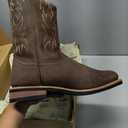 Golden Retriever 11” Men's Soft Toe Waterproof Cowboy Work Boots, 11