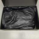 Massage Table Cover with Face Hole (32 Inches Wide) | 100% PU Massage Table Cover Protector | Wipeable, Reusable & Waterproof Vinyl Cover for Square Massage Tables (32W x 74L x 4H Inch 1pack, Black)