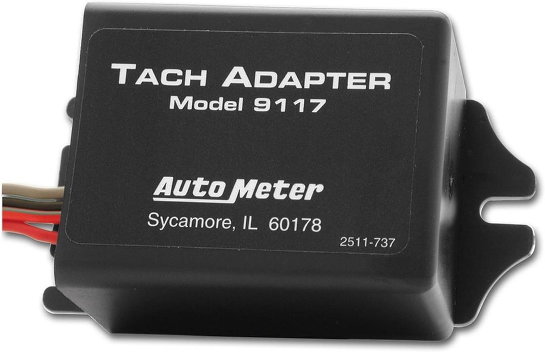Auto Meter 9117 Tachometer Adapter, Black