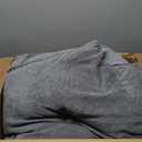 MAXYOYO Bean Bag Chair, Floor Sofa with Handle, Bean Bag Chairs for Adults and Kids, Teens Living Room Bean Bag, Accent Sofa Chair with Pocket for Gaming Reading Relaxing (Dark Grey)