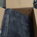 ENITYA Reading Pillow for Sitting in Bed Adult, 24in XXL Back Pillow for Bed Sitting up, Big Pockets & Built-in Arms, Back Support Chair Pillow for Watching TV/Reading/Gaming/Resting/Post Surgery,Grey