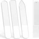 Premium Glass Nail File and Buffer Combo - Gentle Filing for Stronger, Healthier Nails