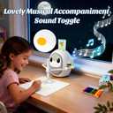 Drawing Robot for Kids, Montessori Learning Drawing Machine with 200 Cards, Smart Educational Painting Toy for 3 4 5 6 7 8 Year Old Boys Girls Birthday Party Gift- (Penguin)