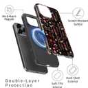 DorisMax for iPhone 16 Pro Case Cute, Preppy Trendy Floral Design