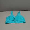 Women's Bikini Top - Supportive Swimsuit for Large Bust - 2025 Cut Out Twist Swim Top - Teal, Size: Large