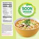 Nongshim Soon Cup Noodle Soup, Veggie, 2.6 Ounce (Pack of 6) (EXP 10/21/26)