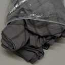 AveLom Seersucker Duvet Cover Set California King Size (104 x 98 inches), 3 Pieces (1 Duvet Cover + 2 Pillowcases), Grey Soft Washed Microfiber, Textured Duvet Cover with Zipper Closure, Corner Ties (Dark Gray)