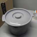 Uonlytech Unisex Chamber Pot with Lid, Spittoon Chamber Bucket Plastics Seat Bedside Urinal Toilet Night Urine Jug for Adults Kids