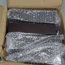 TURSTIN Set of 8 Furniture Legs 8 Inch Square Solid Wood Couch Legs Replacement Sofa Legs Mid Century Furniture Feet for Armchair Bed Dresser Cabinet Include Installation Hardware, Brown