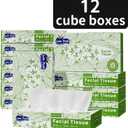 tissues 80 Tissues per Box,3-Ply tissue paper facial tissue 3 boxes of bulk facial tissues Applicable to Dining room bedroom