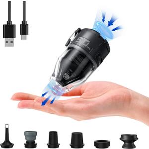 FLEXTAILGEAR Max Pump 3 Air Pump for Inflatables, 5Kpa Portable Air Pump, 500L/min Air Mattress Pump with Camping Light, Electric Pump for Inflatable Pillows Swim Rings Air Mattresses Air Bed Boats (Black) FLEXTAILGEAR Max Pump 3 Air Pump for Inflatables, 5Kpa Portable Air Pump, 500L/min Air Mattress Pump with Camping Light, Electric Pump for Inflatable Pillows Swim Rings Air Mattresses Air Bed Boats (Black)