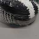 Tindbea Bathroom Rugs Set 2 Piece, Extra Soft and Absorbent Fluffy Striped Chenille Bath Mat Rug Set, Non Slip Bathroom Floor Mat, Machine Washable (20" x 32" Plus 16" x 24", Black)