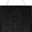 Large Open Ice Cream Cone Yogurt Signs Led Neon Business Motion Light Sign. Animated On/Off, Power On/Off, with Chain 19191 Blt308
