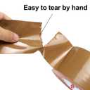 BOMEI PACK Brown Duct Tape 3 Inch Wide,Heavy Duty,Waterproof,10 Mil Inductrial Grade Duct Brown Tape 3 Inch x 55 Yards No Residue,Flexible,All Weather and Tear by Hand for Crafts & Home Improvement