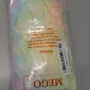 MEGO Rainbow Print Fluffy Body Pillow Cover, 20x54 Shaggy Faux Fur Body Pillow Case, Tie Dye Soft Plush Fuzzy Body Pillowcase, Furry Long Bed Pillow with Zipper for Kids Girls Children Women Rainbow