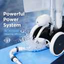 MAKHOON Upgrade Pool Pressure Side Sweeper: Professional Solution for Cleaning Your Swimming Pool (Four Wheels are Better Than Three) Need 1.5" Female Thread Pool Booster Pump Inlet, 4 Bar Pressure