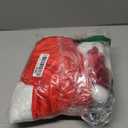 Santa Dress for Girls Christmas Led Light Up Santa Claus Dress Costume (9-11 Years, Red)