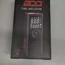 BDO Tire Inflator - Portable Air Compressor, 2.5X Faster 150PSI Cordless Tire Inflator, Tire Air Pump with Dual LCD Display, Auto-Shutoff, Air Compressor for Car, Motorcycle, Bike, Ball（Black）