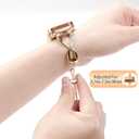 For Apple Watch 38MM 40MM 41MM 42MM 44MM 45MM 46MM, Metal Bracelet Fancy Replacement Charm Bands With Protective Case For Women