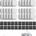 Cat Water Fountain Filter Replacement: 20Packs Pet Fountain Filter & Sponges for S15/S15-Pro/S15-Plus/S15-L, 10 Months Set of Filters for Hooise Cat/Dog Water Dispenser