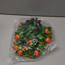 Artificial Potted Strawberry Plant Realistic Faux Bonsai Decoration 9.45In Indoor Tabletop Greenery Home Office Decor 2Pcs