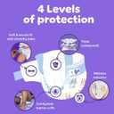 Luvs Platinum Protection Baby Diapers, Size 8, 52 Count