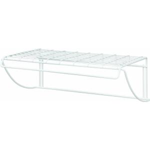 ClosetMaid 8278 18-Inch Wide Laundry Utility Hanger Shelf, White