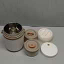 51 oz Adults Vacuum Insulated Wide Mouth Soup Food Thermos Hot Food Jar with Keep Thermal Portable 2 Tier Stackable Bento Hot Food Containers Lunch Boxes (Gray, 51)