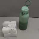 Momcozy Portable Bottle Warmer for Travel  Dual Heating Modes for Breast Milk & Water, Portable Milk Warmer with Fast Heating & Long Battery Life, 17 Ounces Large Capacity to Meet Your All-Day Needs (Gradual Change of Green)