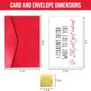 3 x GYYsweetus Cheeky Valentines Day Card for Him, Funny Valentines Day Card for Men Husband Boyfriend from Women Wife Girlfriend, Couldnt Decide (#87)