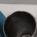 Swigina [2-IN-1 LID] Insulated Water Bottle with Silicone Boot (36hrs Cold/18hrs Hot) - DIY Stickers, Leakproof, BPA Free, 24 oz (Cyan)