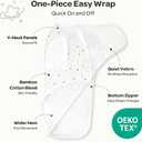Momcozy Swaddles for Newborns, Quiet Fastener Swaddle Suitable for Infant 0-3 Months, New-Parent-Friendly Sleep Sack, Reduce Startle Reflex, Newborn Boys Girls Registry Essentials, 2-Pack, Wonder