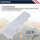 Front Panel Compatible with Isuzu NPR/NQR/NRR 2008 2009 2010 2011 2012 2013 2014 2015 2016 2017 2018 2019 2020 2021 2022 2023 Replace 98049316 Steel White