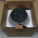 TOMEX Solar Garden Lights, Cracked Glass Ball Waterproof Warm White LED for Outdoor Decor Decorations Pathway Patio Yard Lawn, 1Pack (5.9")