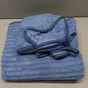 6-Piece Bath Towel Set(30"x60"), 2 Large Bath Towel Sheets, 2 Hand Towels and 2 Washcloths - Highly Absorbent Quick Dry Microfiber,Ultra Soft Towel Set for Bathroom (Blue)