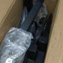 Garden Hose Holder for Outside - Upgraded Water Hose Holders with 5 Spikes & 2 Shepherds Hooks, Freestanding Hose Stand Heavy Duty Hose Hanger Hose Storage Hose Reel Rack for Outside Yard Lawn (Black)