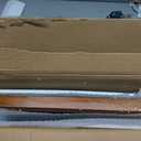 Adjustable Dog Ramp for Bed - 48" Long Foldable Wooden Ramp for Dogs to Get on Bed, Couch, or Car with 16.5" Wide Walking Space (Walnut Wood with Gray Carpet)
