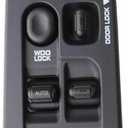 Master Power Window Switch & Bezel for 2002-2009 Dodge Ram 1500 2500 3500 (Quad Cab, Crew), 2001-2004 Dodge Dakota, 2001-2003 Dodge Durango, 2005-2009 Dodge Sprinter 2500 3500 68171680AA, 56049805AB