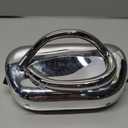 Acrylic Clutch Purse for Women Metal Handle Evening Bags Trendy Crossbody Bag for Wedding Party