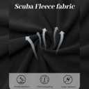 Women's Fleeced Performance Jacket - Full-Zip Stand-Up Collar, Warm Fleece for Winter Daily Wear (M)