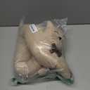 Marwood Under Door Draft Stopper Decorative Wind Stopper 48 inch for Door & Window, Weighted Animal Air Draft Stopper Snake Noise Blocker for Bottom of Door with Hanging Loops - Khaki Cat